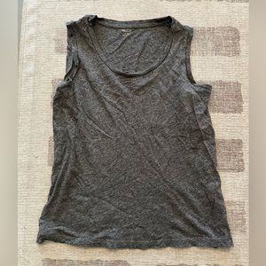 Madewell dark heather grey muscle tank